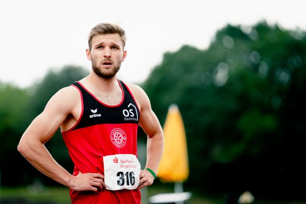 Fabian Dammermann (LG Osnabrueck) ueber 400m am 04.06.2022 waehrend der Sparkassen Gala in Regensburg